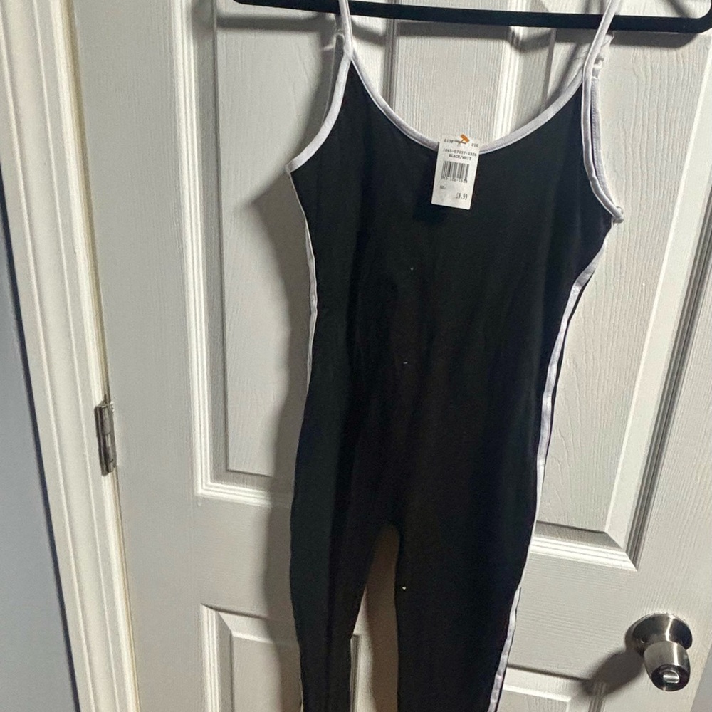 Women Black and White One Piece